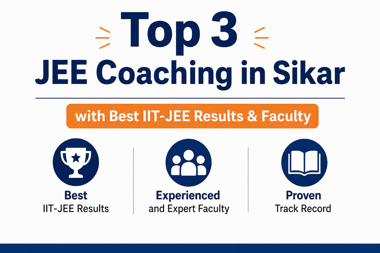 Top 3 JEE Coaching in Sikar with Best IIT-JEE Results & Faculty