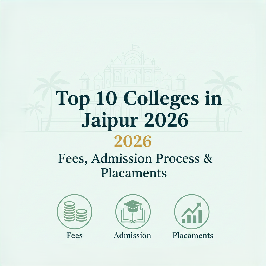 Top 10 Colleges in Jaipur 2026 Fees, Admission Process & Placements
